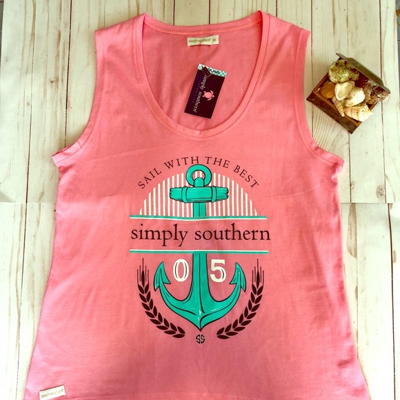 Simply Southern Tops - 4/$20 ⚓️ NWT Simply Southern Tank Top